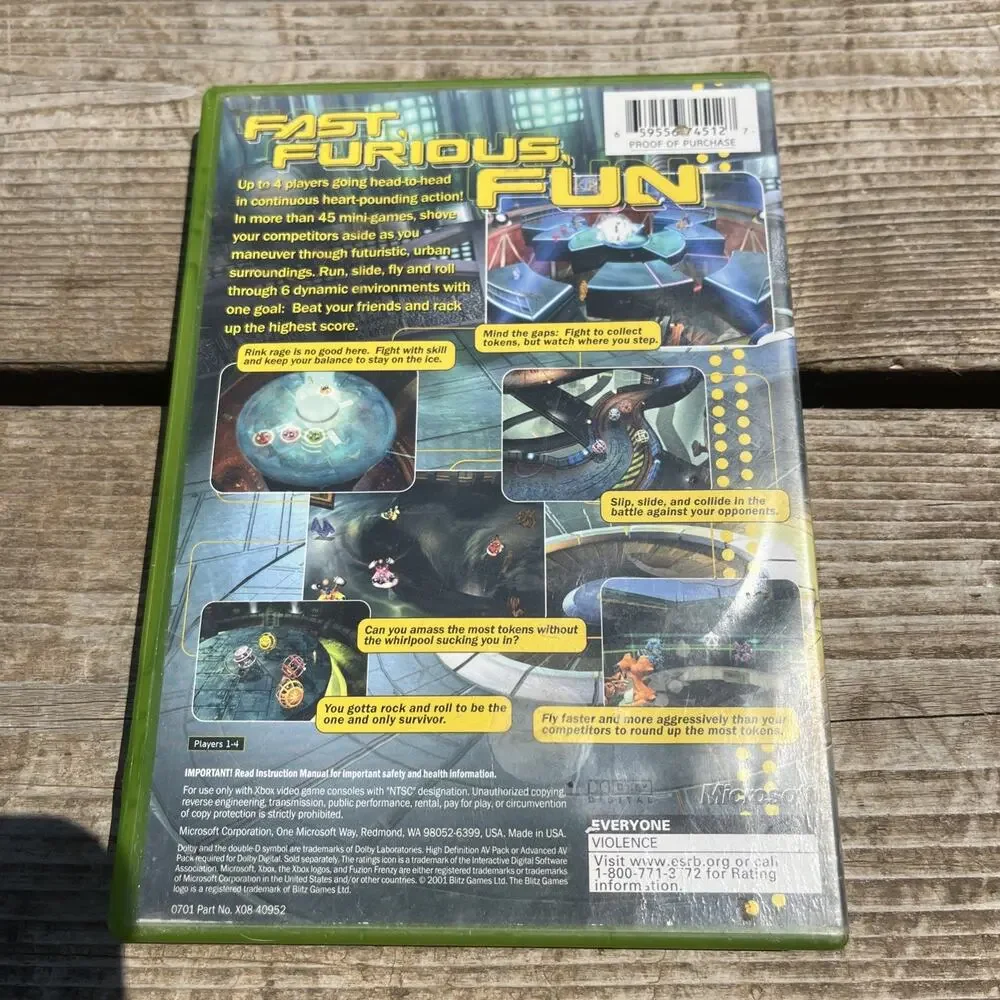 Fuzion Frenzy - Xbox - Video Game - GOOD